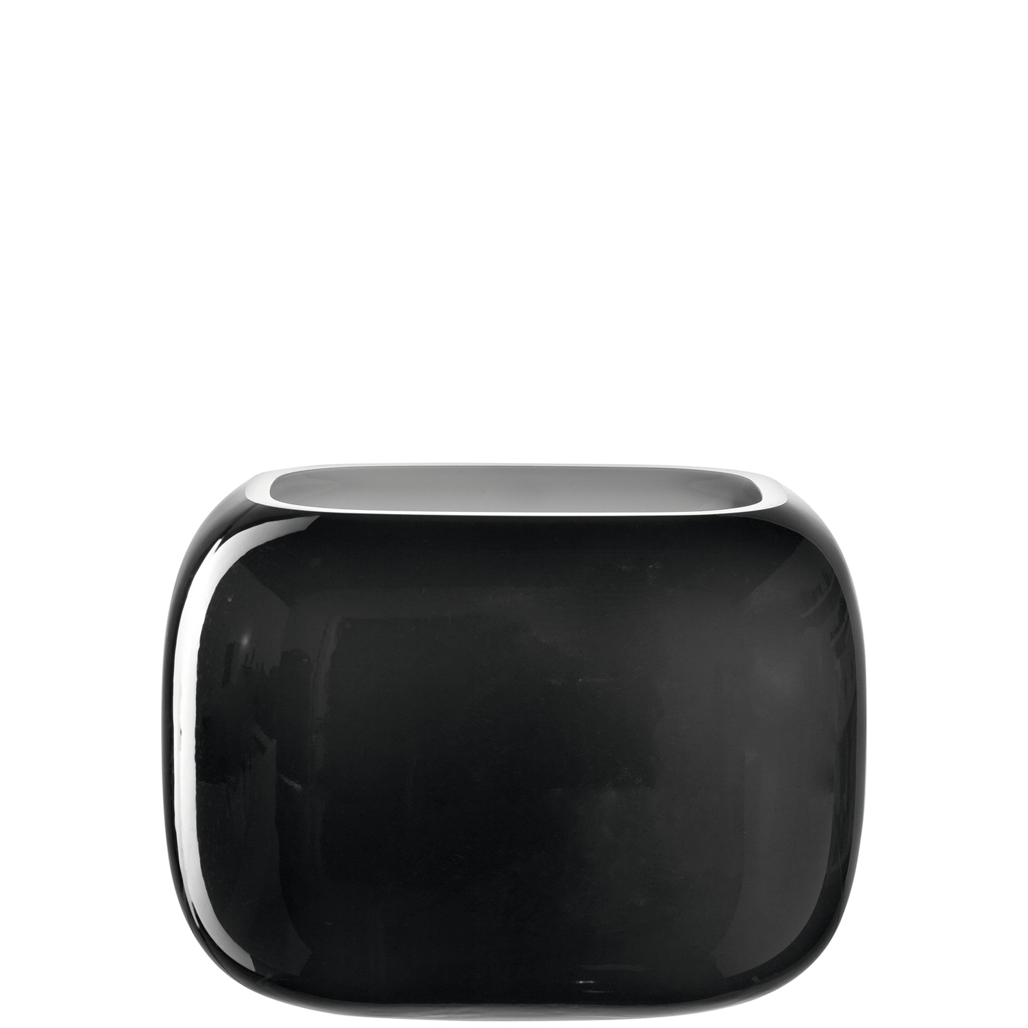 Leonardo Vase Milano in Farbe grau