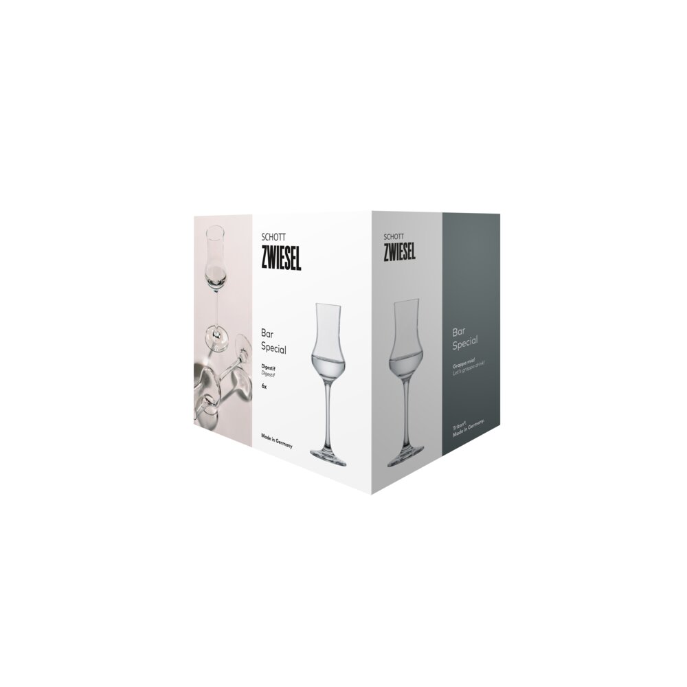 Schott Zwiesel Digestif-Set CLASSICO 95ml, 6er-Set, Glas, Weinglas, Schott Zwiesel, Bar-Set, Spiegelglas
