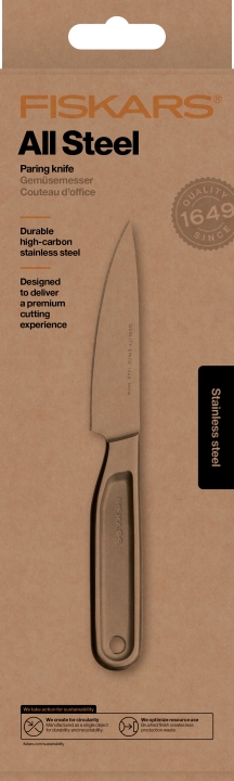 Fiskars Gemüsemesser ALL STEEL 10cm Fiskars Gemüsemesser ALL STEEL 10cm