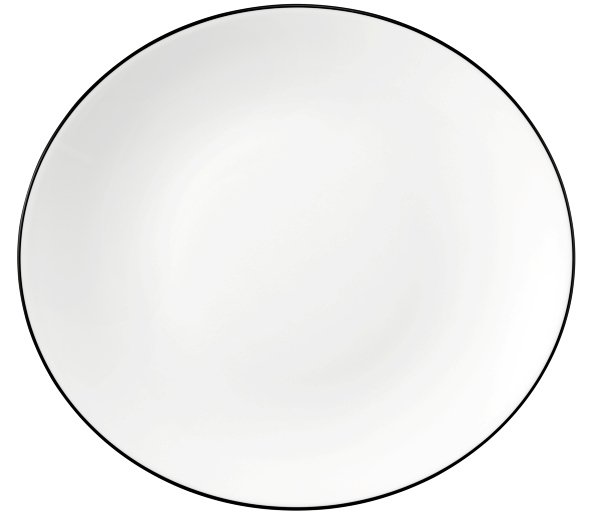 Seltmann Weiden Speiseteller oval 5192 29 cm Modern Life 10826 Black Line 