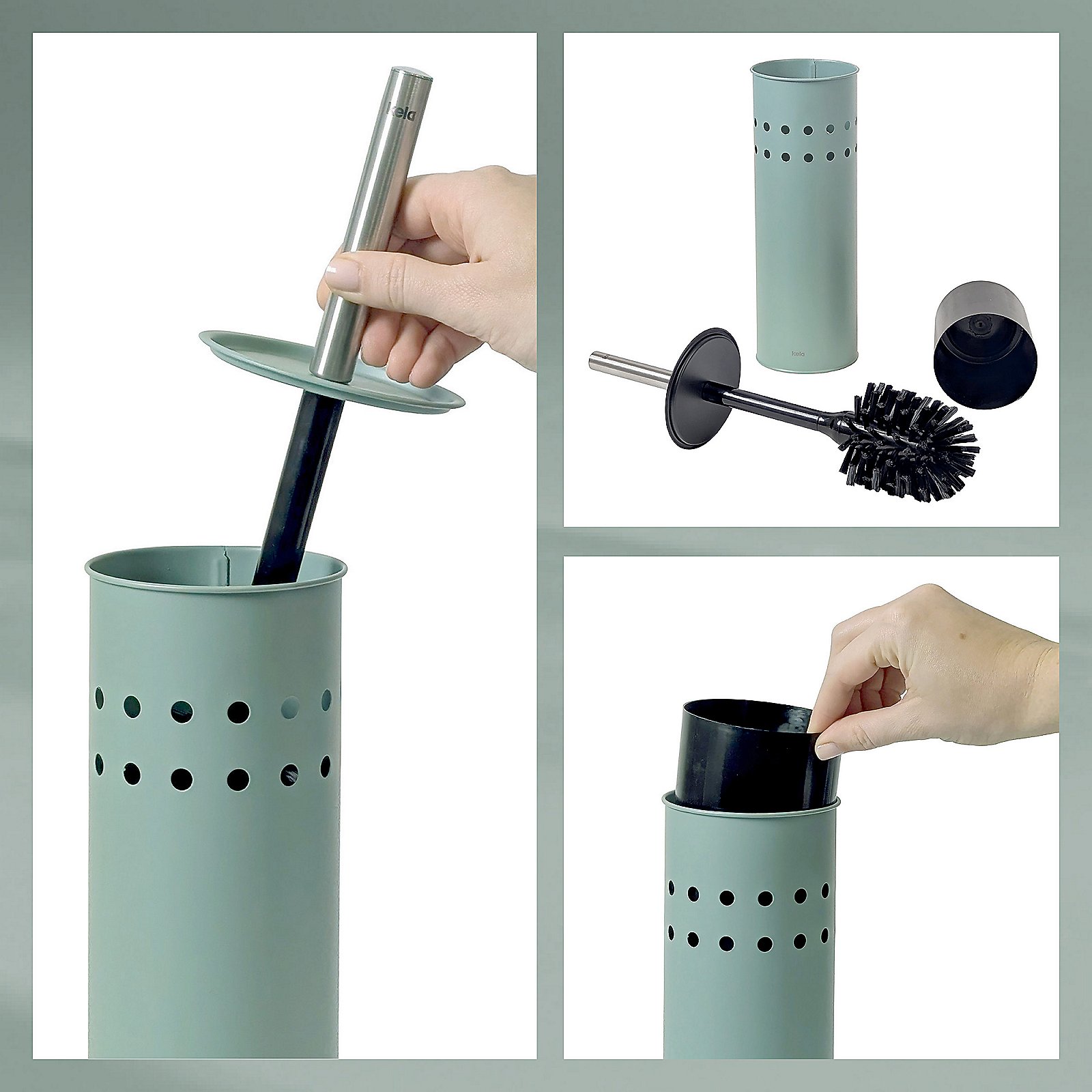 Kela WC-Garnitur LEO in Jadegrün