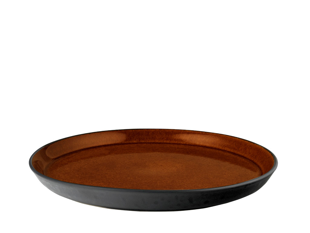 BITZ Teller 27 cm in Farbe schwarz/amber