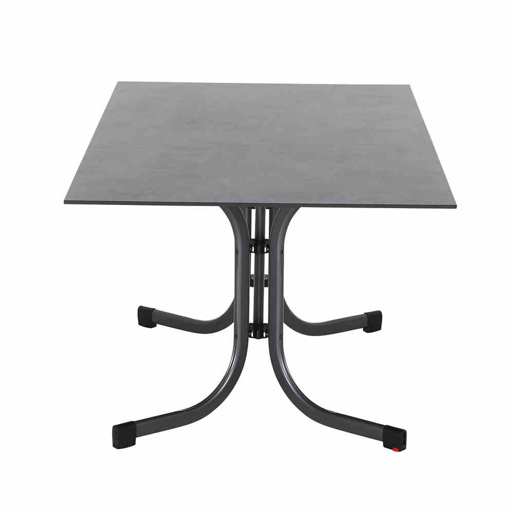 Gautzsch Klapptisch SOLA ca. 160x90cm in anthrazit/Dark stone