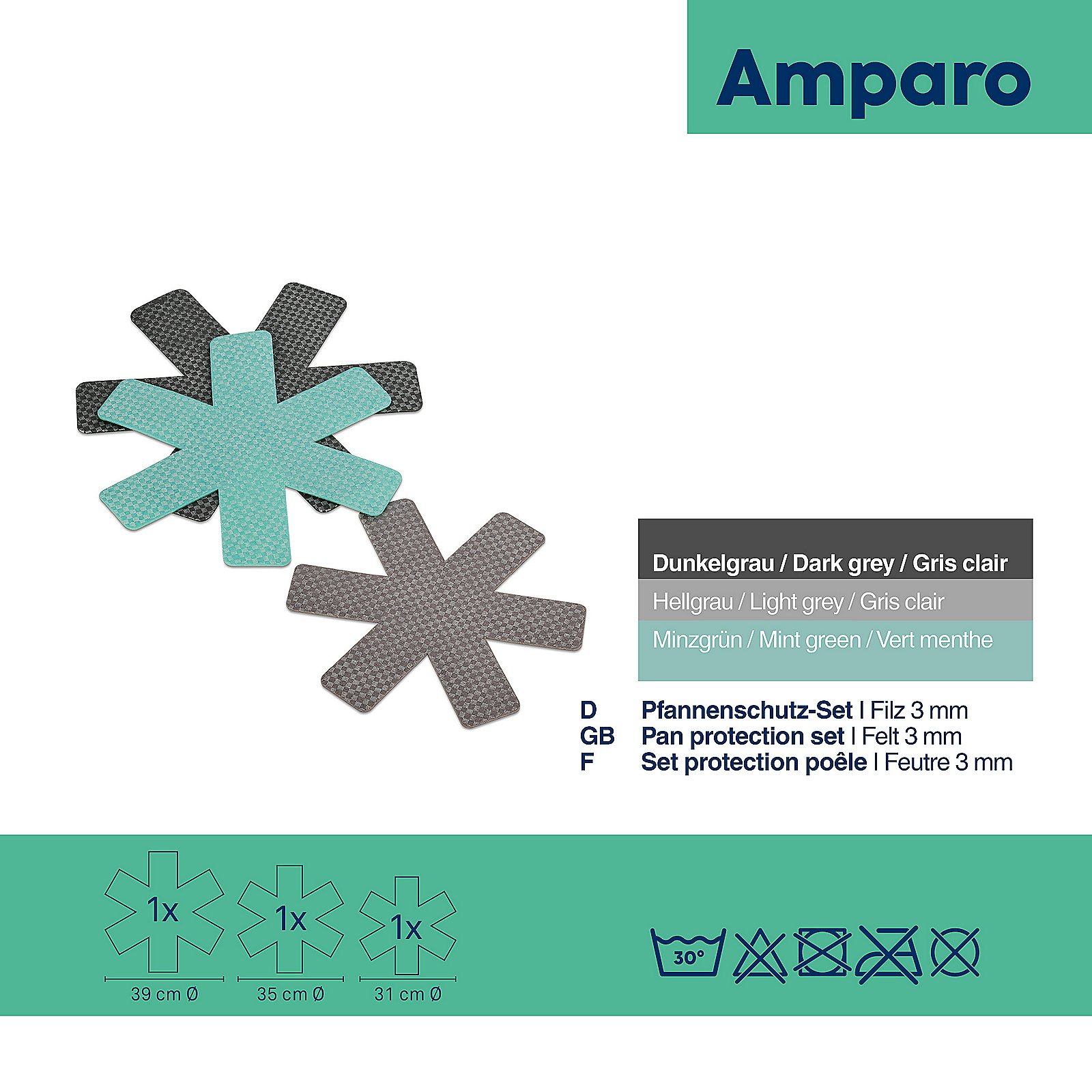 Kela Pfannenschutz Amparo 3tlg. AMPARO in minzgrün Kela Pfannenschutz Amparo 3tlg. AMPARO in minzgrün, Natur, Draußen, Werbung, Plakat, Schnee