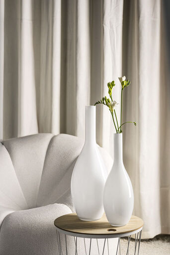 Leonardo GK/Vase 50 weiß BEAUTY BEAUTY in Fb. weiß durchgefärbt, Vase, Vase weiß, Blumen Vase, Küchen-Accessoire, Wohnzimmer Dekoration