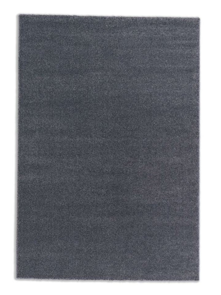 Golze & Söhne Teppich Pure ca. 160x230cm in Farbe anthrazit , Kategorie: Teppich, Farbe: grau, Material: Filz/Textil, Oberfläche: gestrickt/gewebt, Format: rechteckig
