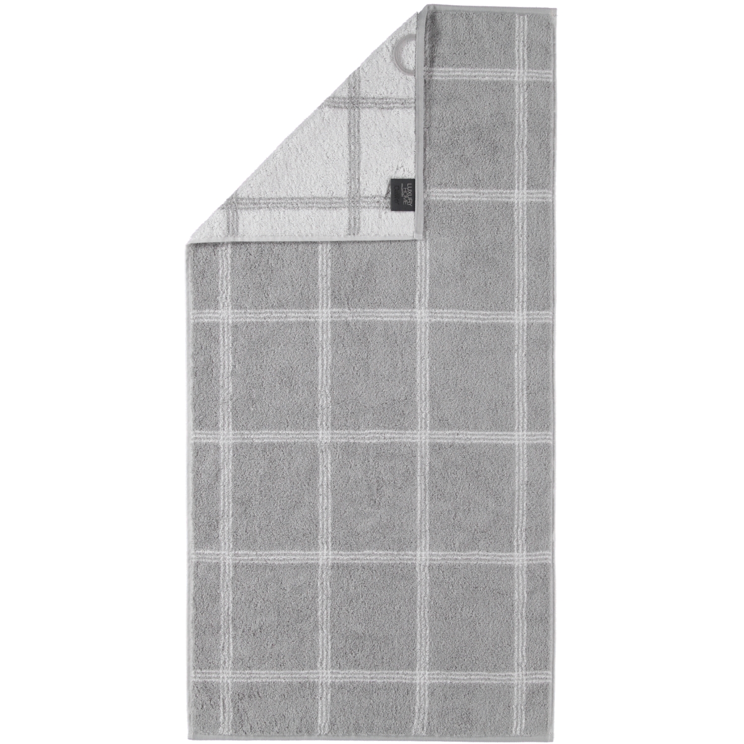 Cawö Handtuch TWO-TONE 50x100cm in Farbe platin