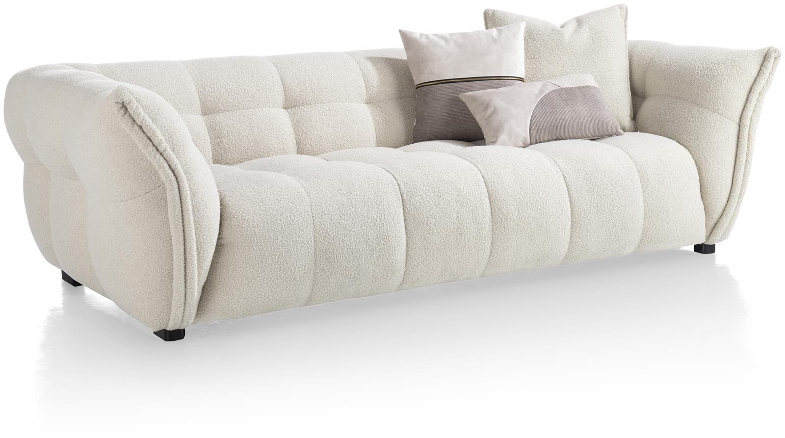 XOOON Sofa 3-sitzig Bellagio Beige XOOON Sofa 3-sitzig BELLAGIO in Stoff Avicci creme