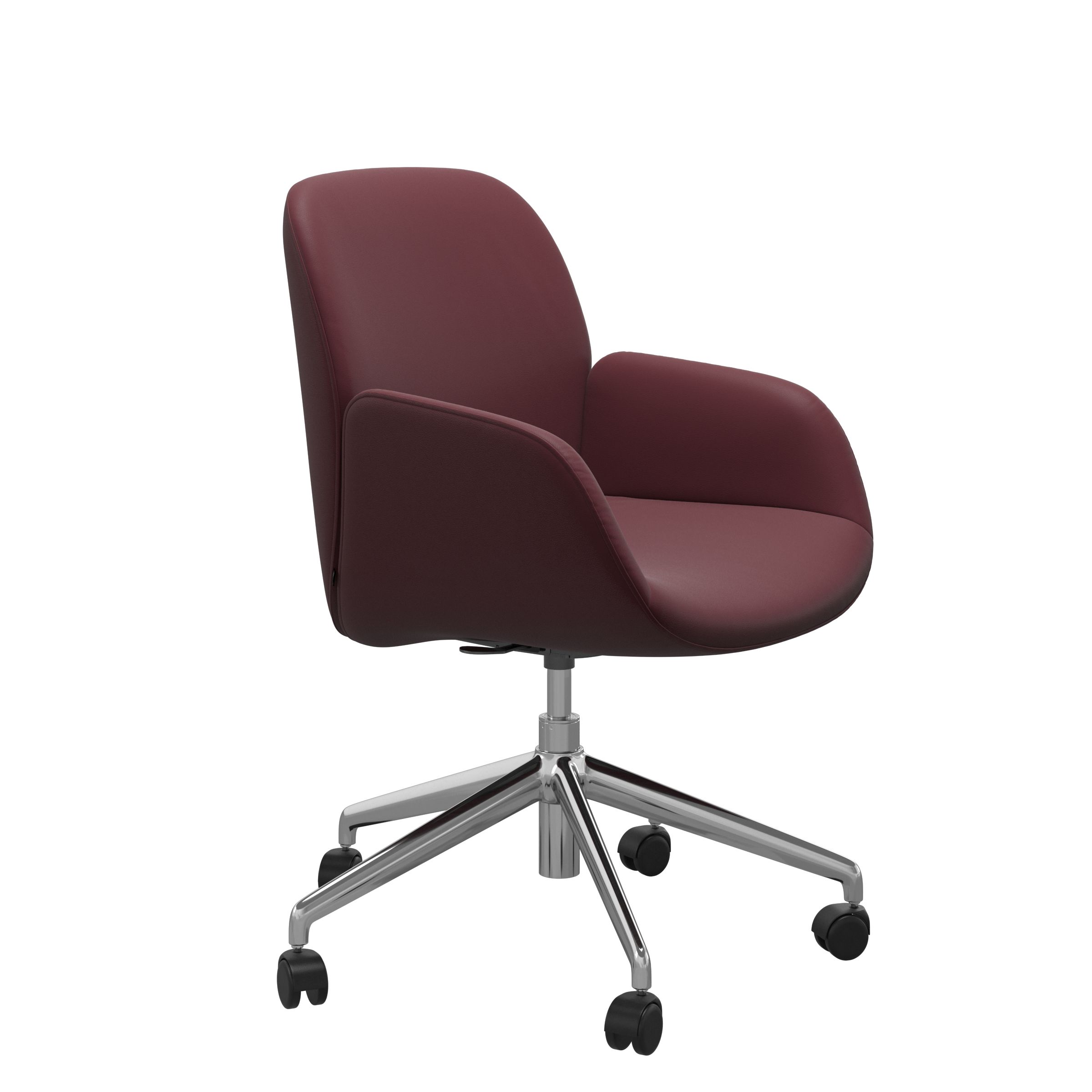 Stressless Home-Office Stuhl BAY in Leder Batick bordeaux