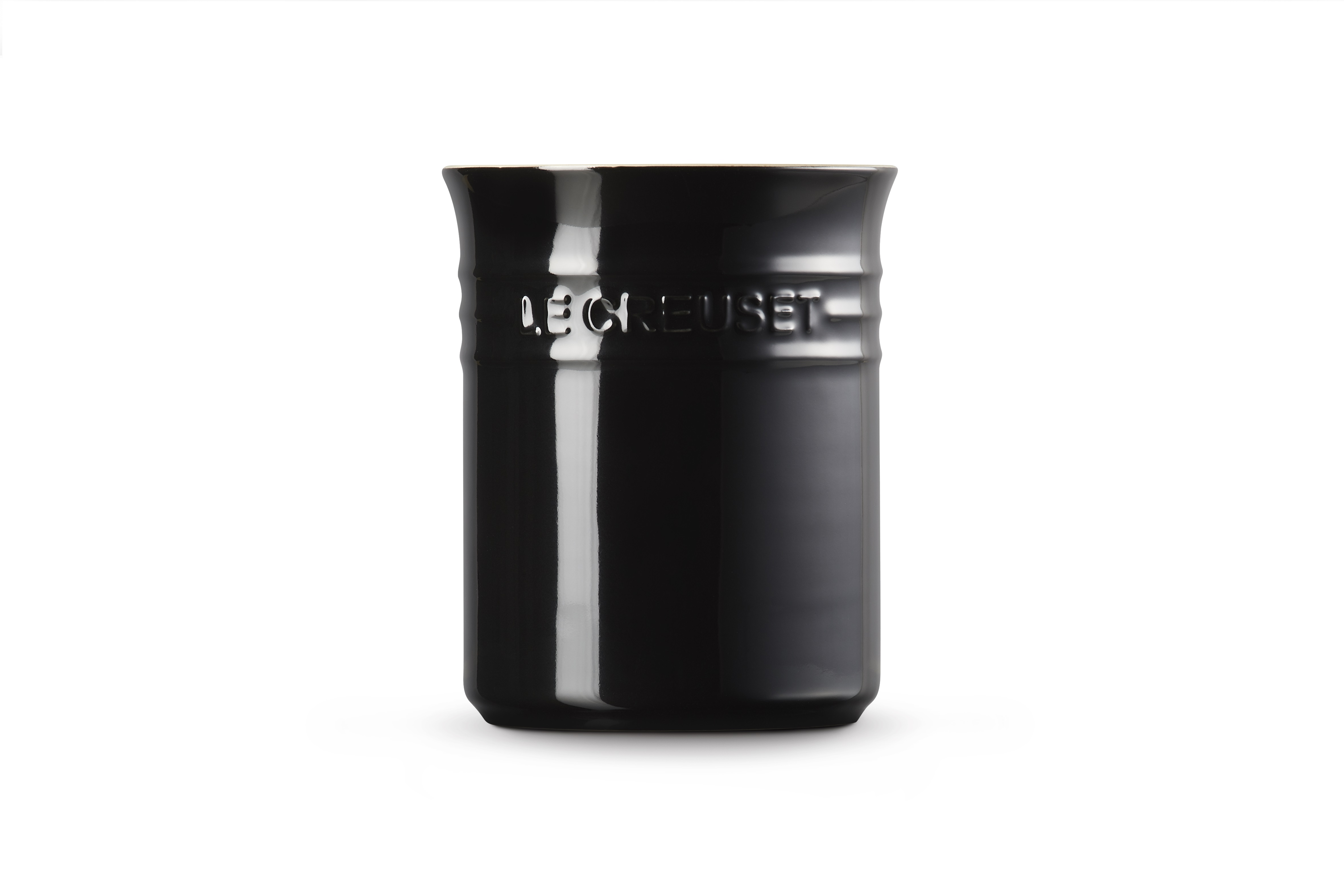 Le Creuset Topf Für Kochkellen Schwarz Glänzend