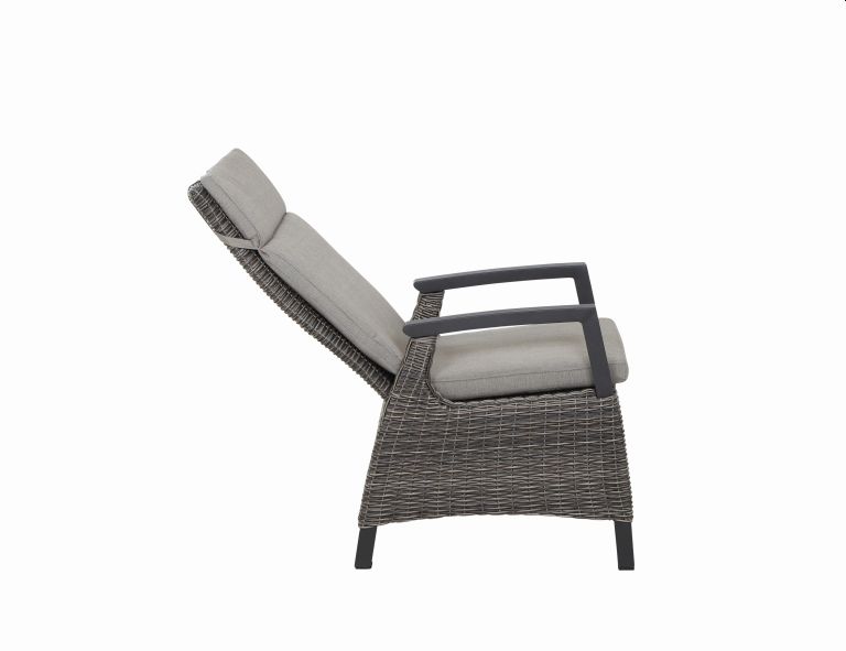 Diningsessel CORIDO in Aluminium anthrazit/Geflecht charcoal grey