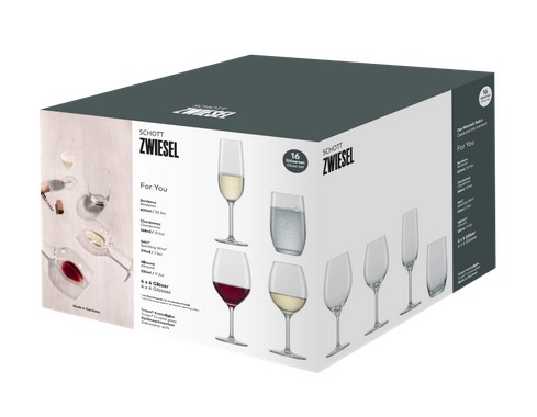 Schott Zwiesel Set FOR YOU 4x4er Gläserset FOR YOU in im Tragekoffer Schott Zwiesel Set FOR YOU 4x4er Gläserset FOR YOU in im Tragekoffer