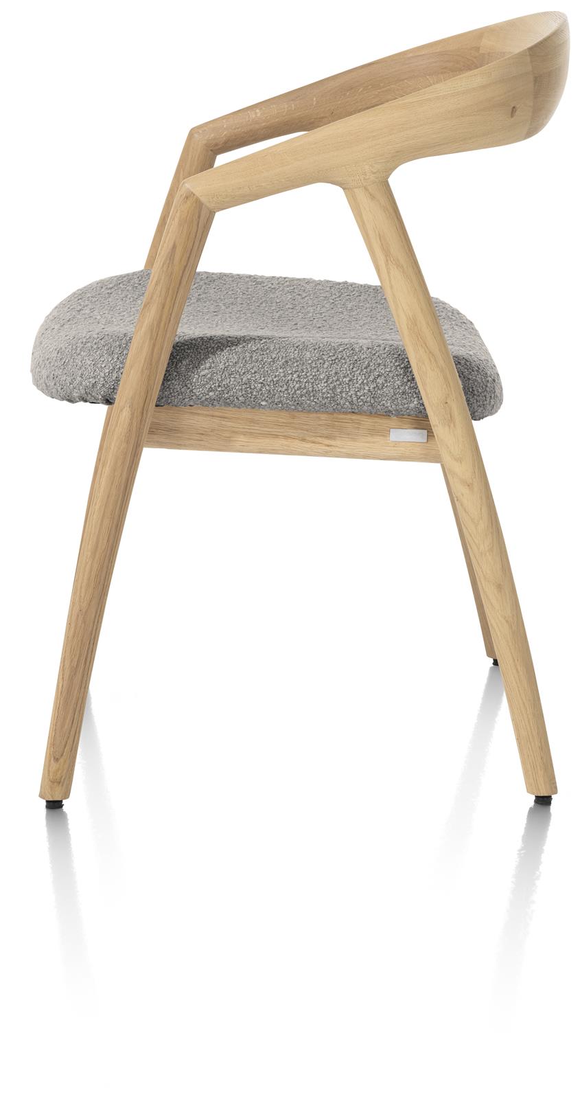 XOOON Armstuhl Dante 48684-LEV Stoff Leber