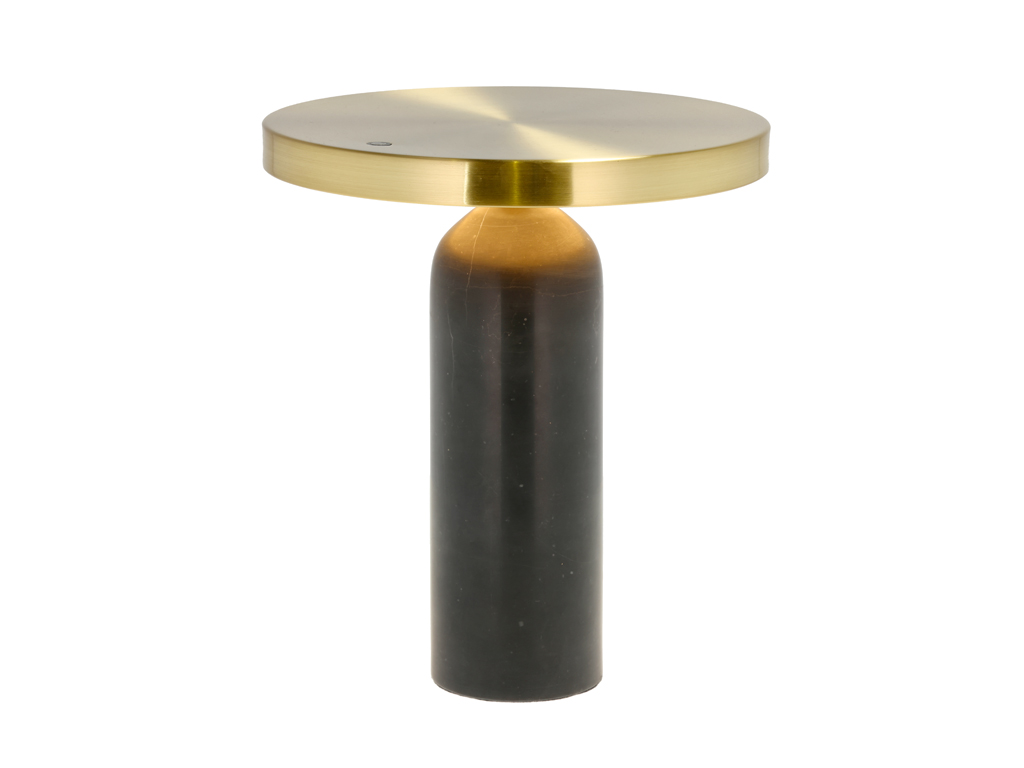 F&H Tischlampe VILLA COLLECTION VILJA in Farbe Schwarz