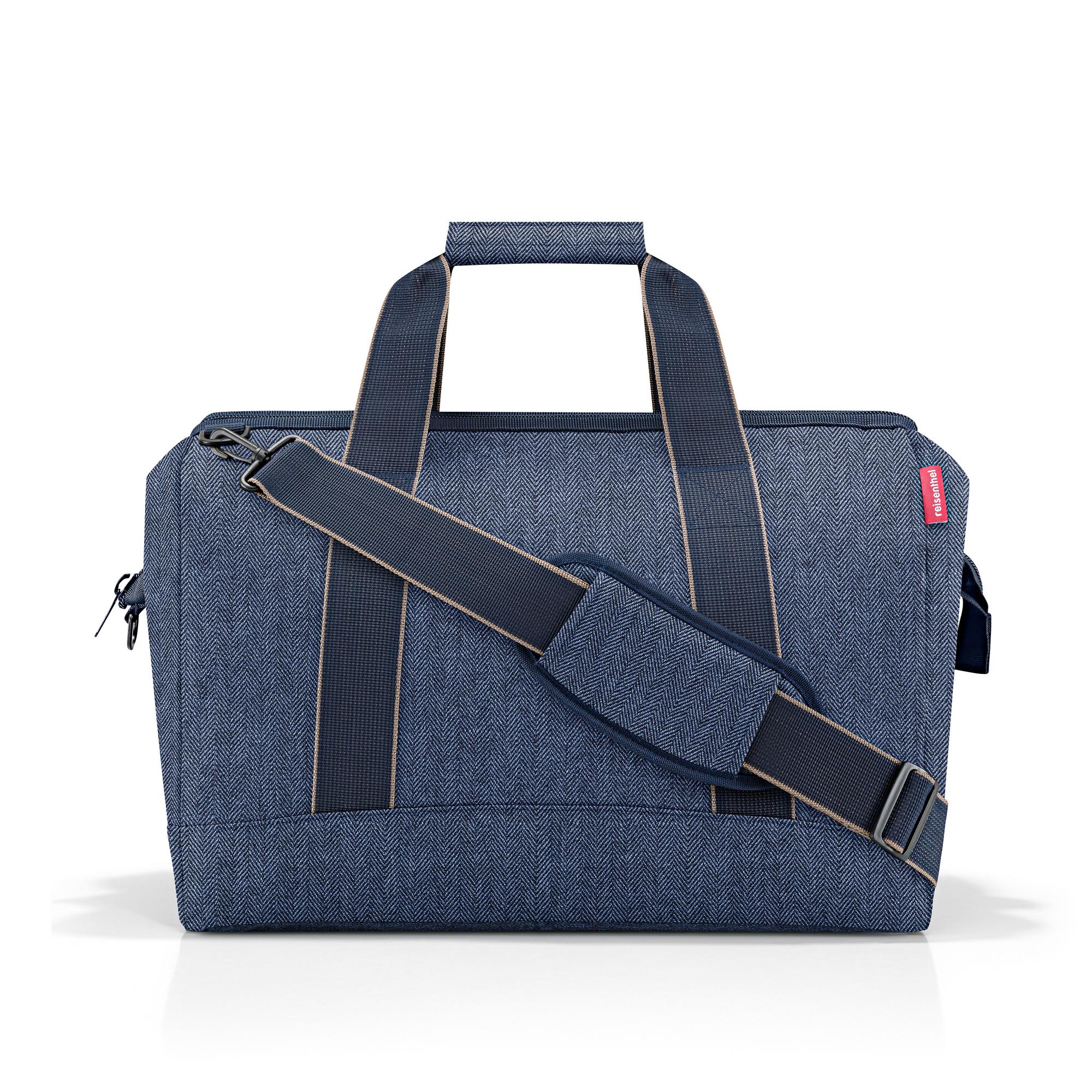 Reisenthel ALLROUNDER L in Farbe herringbone dark blue Reisenthel ALLROUNDER L in Farbe herringbone dark blue, Tasche, Zubehör, Handtasche, Tragetasche, Leinwand