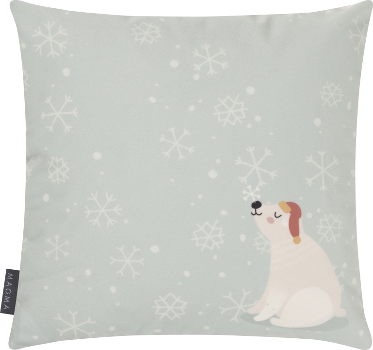 Magma Heimtex Kissen MERRY KIDS ca. 40x40cm in Farbe Eisbär