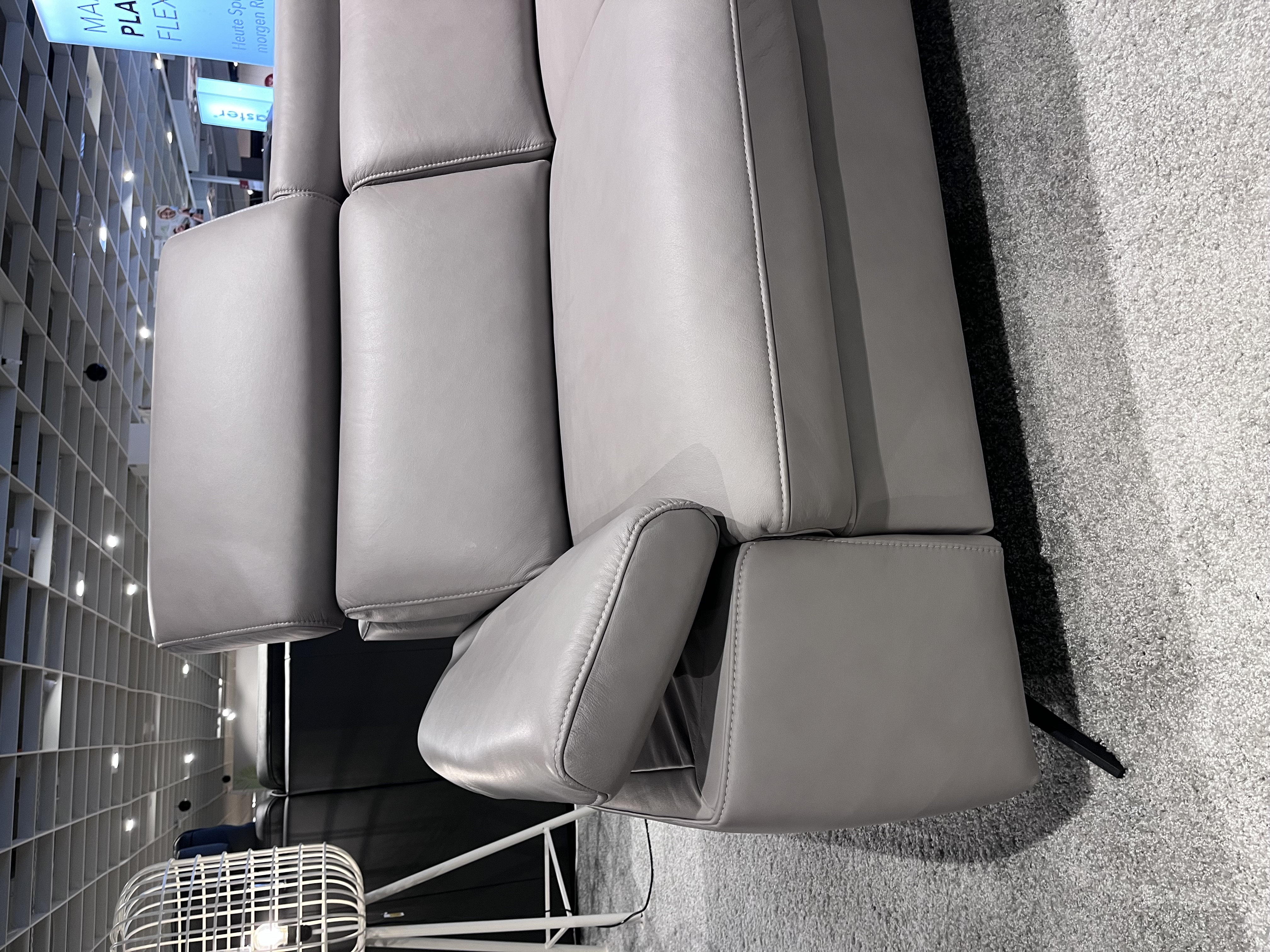 Modulmaster Polstergruppe MM-PN1161 in Leder Vivre alu 120, Moebel, Stuhl, Couch, Sessel, Person