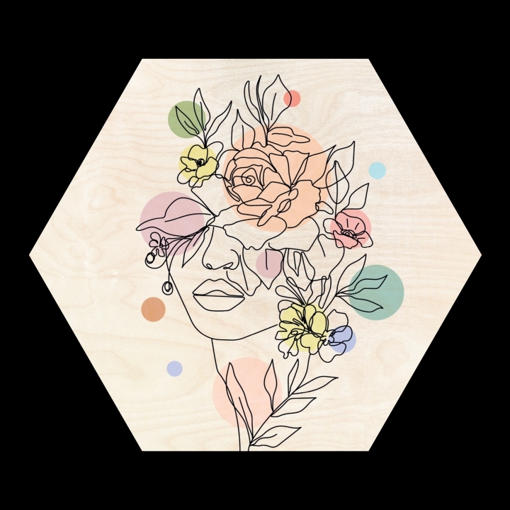 ProArt PRO ART Cut-Outs HEX 50x50cm Line Art I ProArt PRO ART Cut-Outs HEX 50x50cm Line Art I