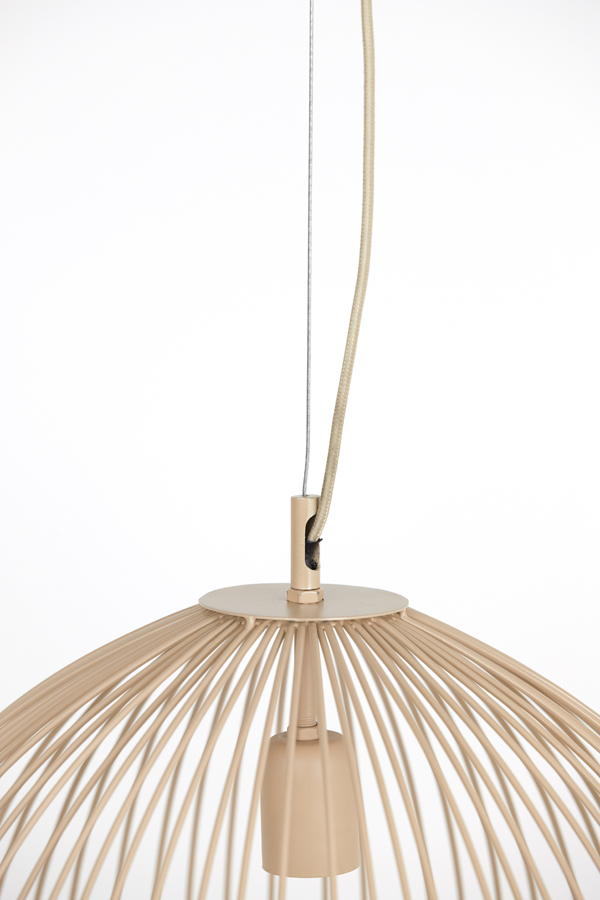 Light & Living Hängeleuchte RILANA Durchm. 45x45cm in beige matt