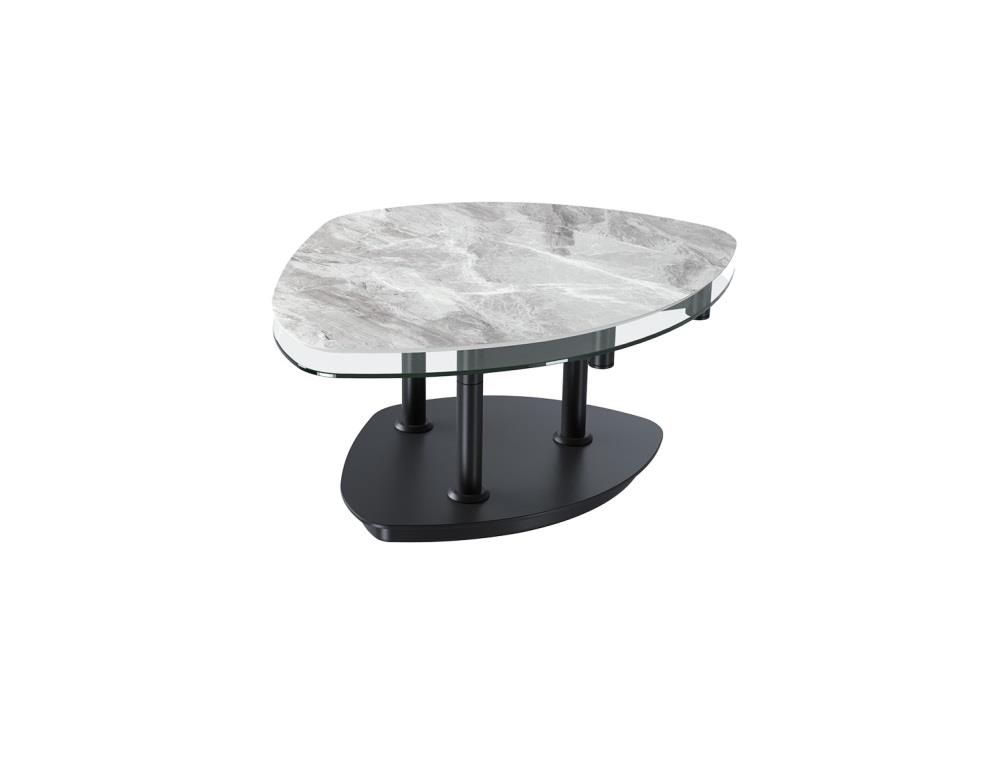 Interliving Couchtisch IL 6219 in Keramik Marmoroptik Emperador