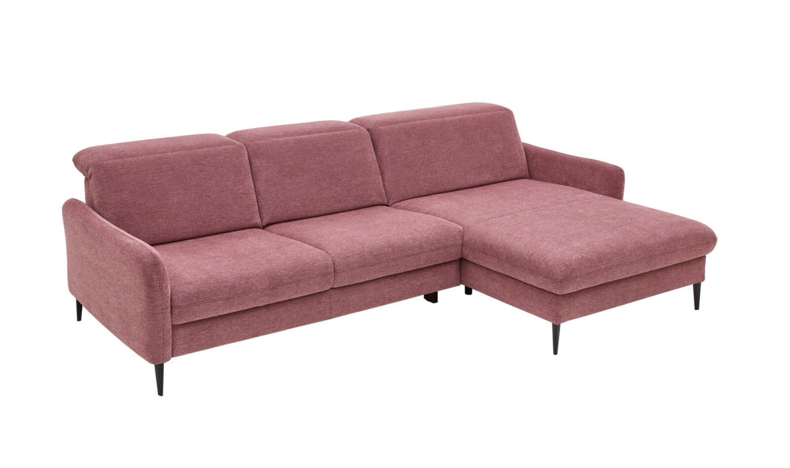 Modulmaster Ecksofa ca. 244x194cm in Stoff Famosa wine