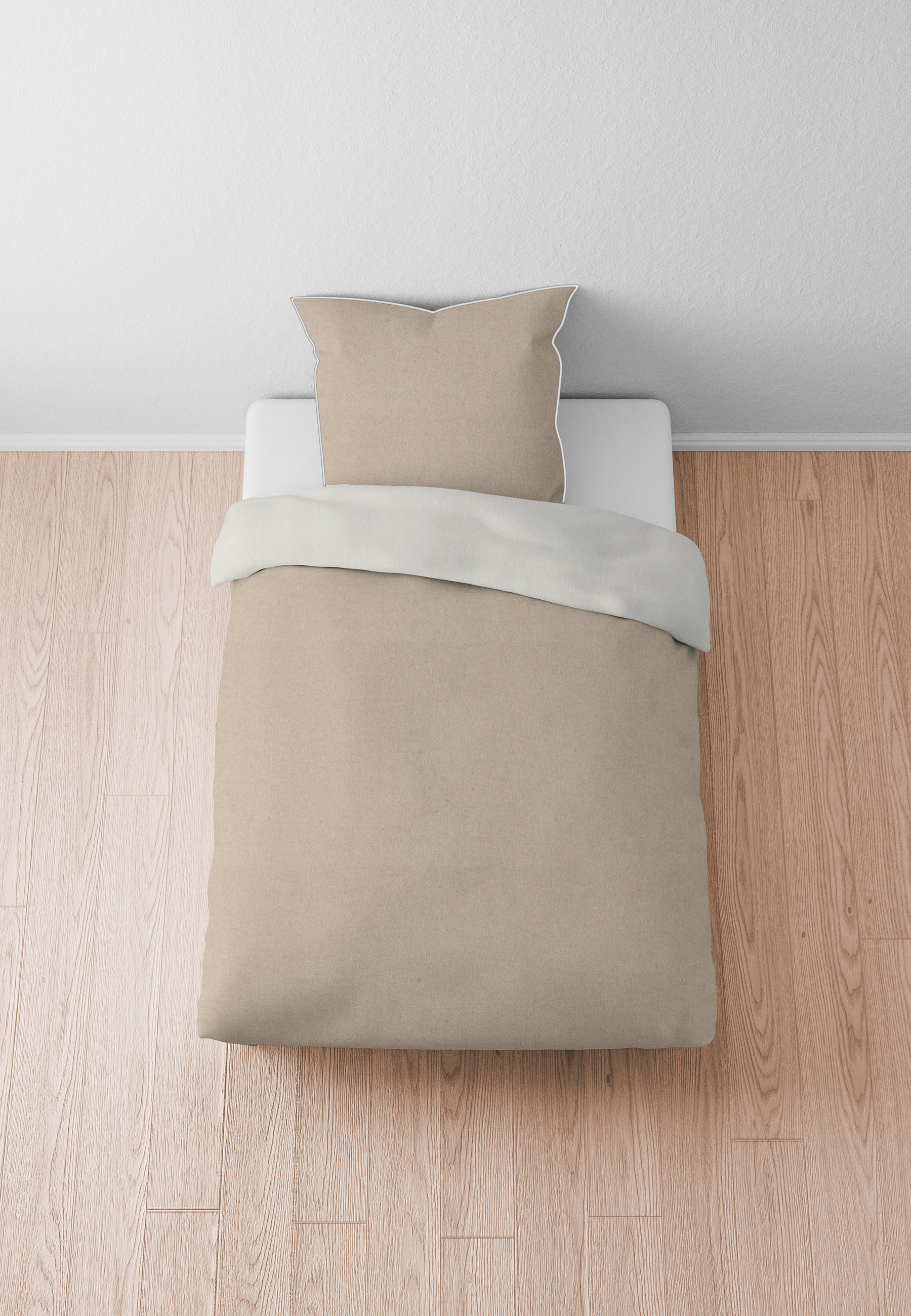 Bettwäsche Biber ca.155x220 0840500 in Farbe 547 taupe Bettwäsche Biber ca.155x220 0840500 in Farbe 547 taupe, Bettwäsche, Kopie, Bettbezug, Kopfkissen, Bezug aus Leinen?