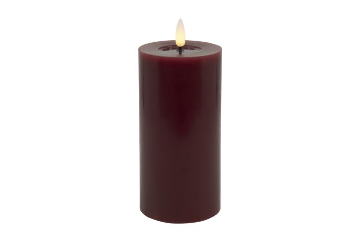 LED-Stumpenkerze Basic 2 LED STUMPENKERZE BASIC in Rot L.C. Wholsaler LED Stumpenkerze Basic LED Stumpenkerze Basic in