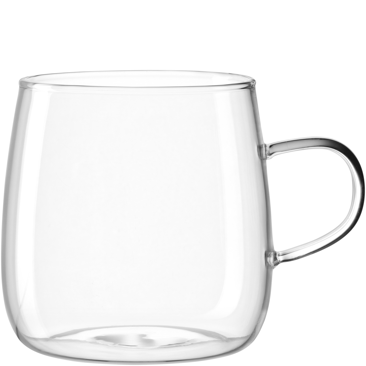 Leonardo Teetasse TÈ Per te 570ml in Farbe klar, Glasbecher, Durchsichtiges Glas, Kaffee-Becher, Transparentes Glas, Becher mit Henkel