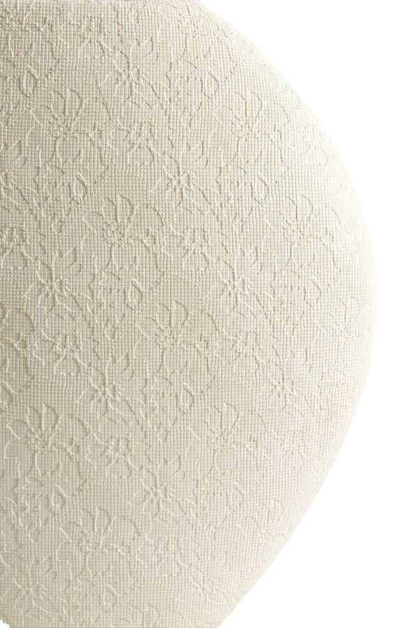 Light & Living Vase RENDA in Farbe cream, Kissen, Dekoration für Zuhause, Leinen, Textur, Kopfkissen