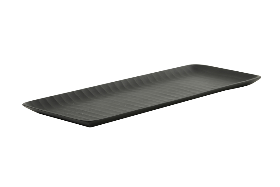 Light & Living Schale 60x23,5x2,5cm in matt schwarz