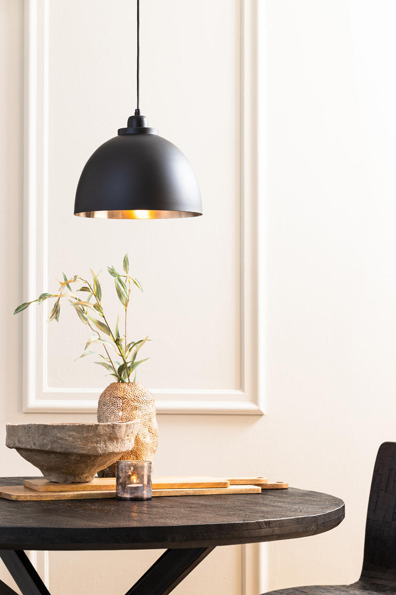 Light & Living Hängeleuchte Kylie in Schwarz, Nickel matt