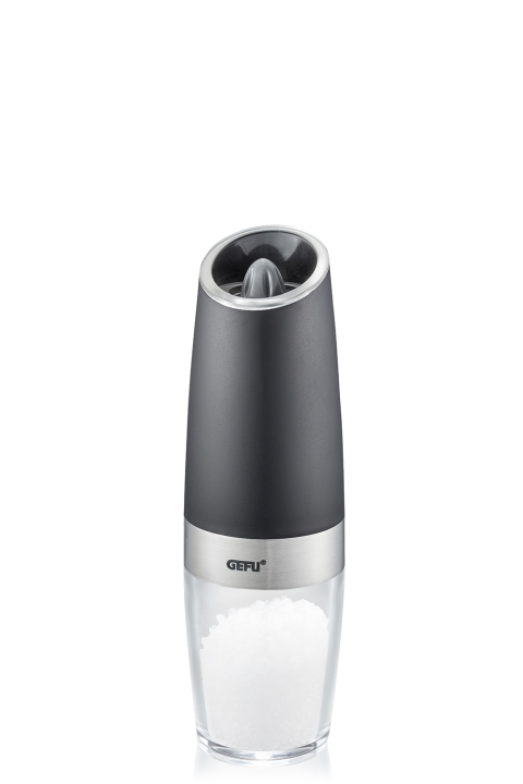 GEFU Salz- oder Pfeffermühle GIVA in Farbe schwarz/silber