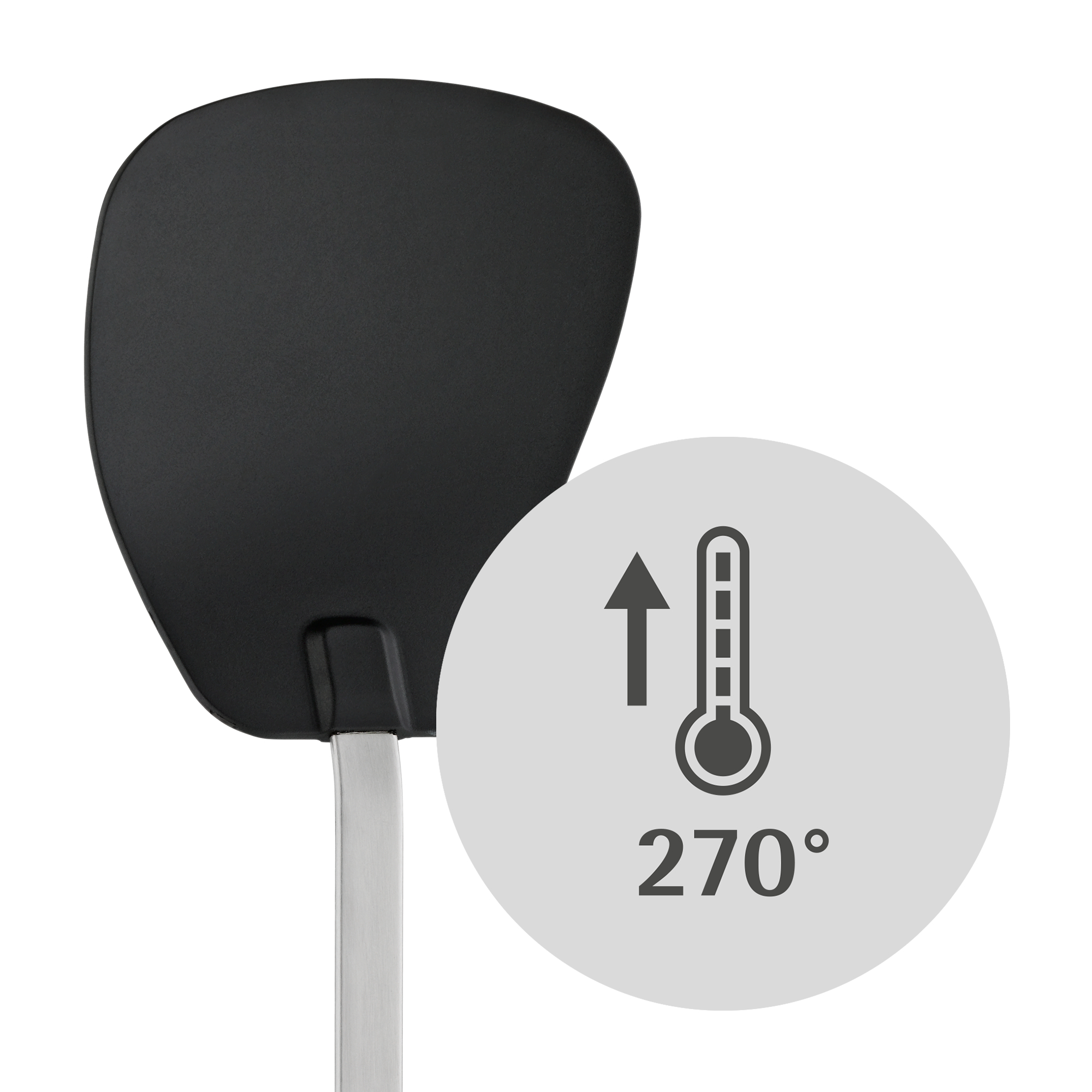 WMF Profi Plus Pfannen-/Wok-Wender, 35 in Edelstahl/schwarz WMF Profi Plus Pfannen-/Wok-Wender, 35 in Edelstahl/schwarz