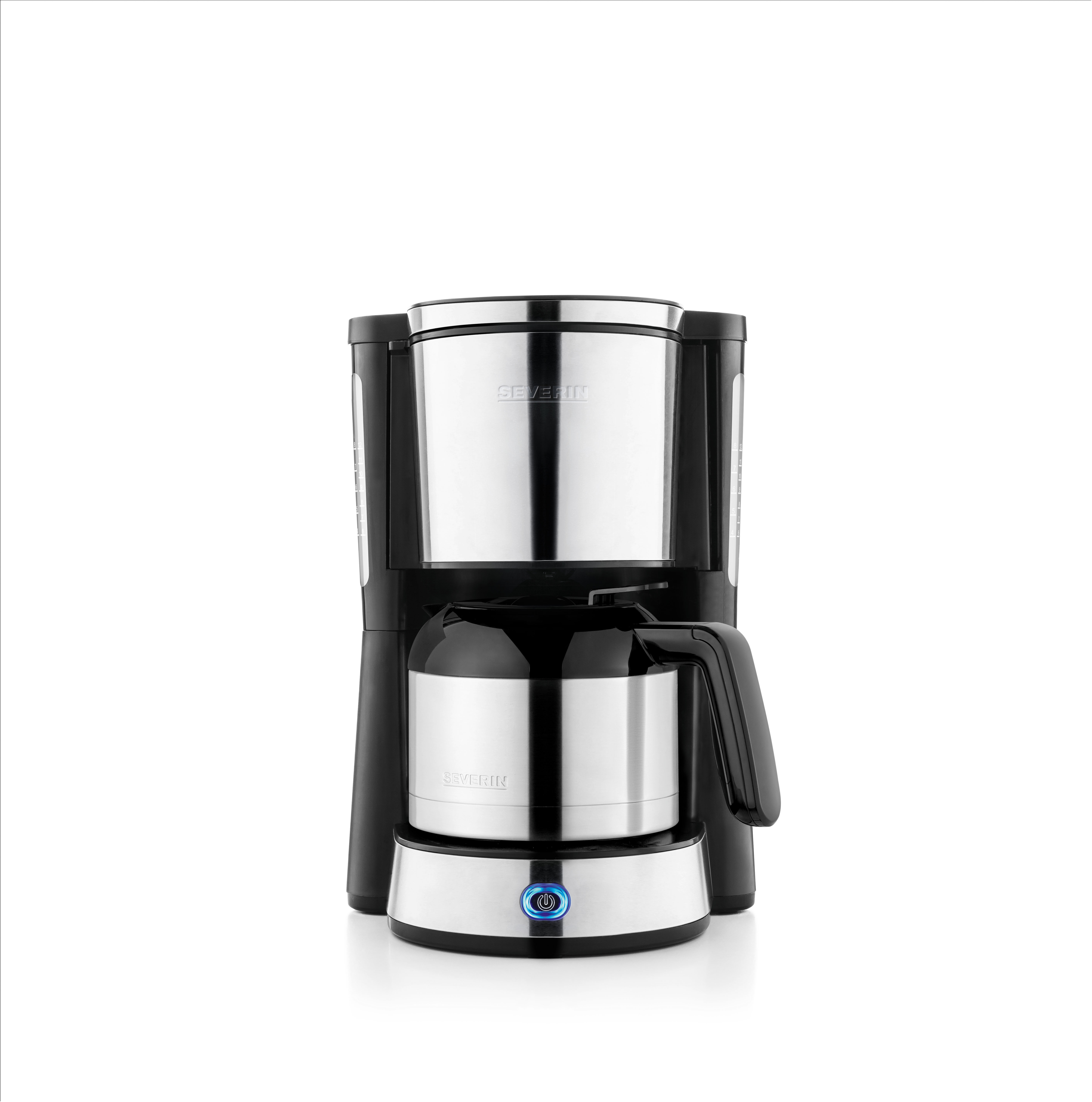 Severin Filterkaffeemaschine Severin Filterkaffeemaschine KA 4847 in Edelstahl gebürstet/schwarz