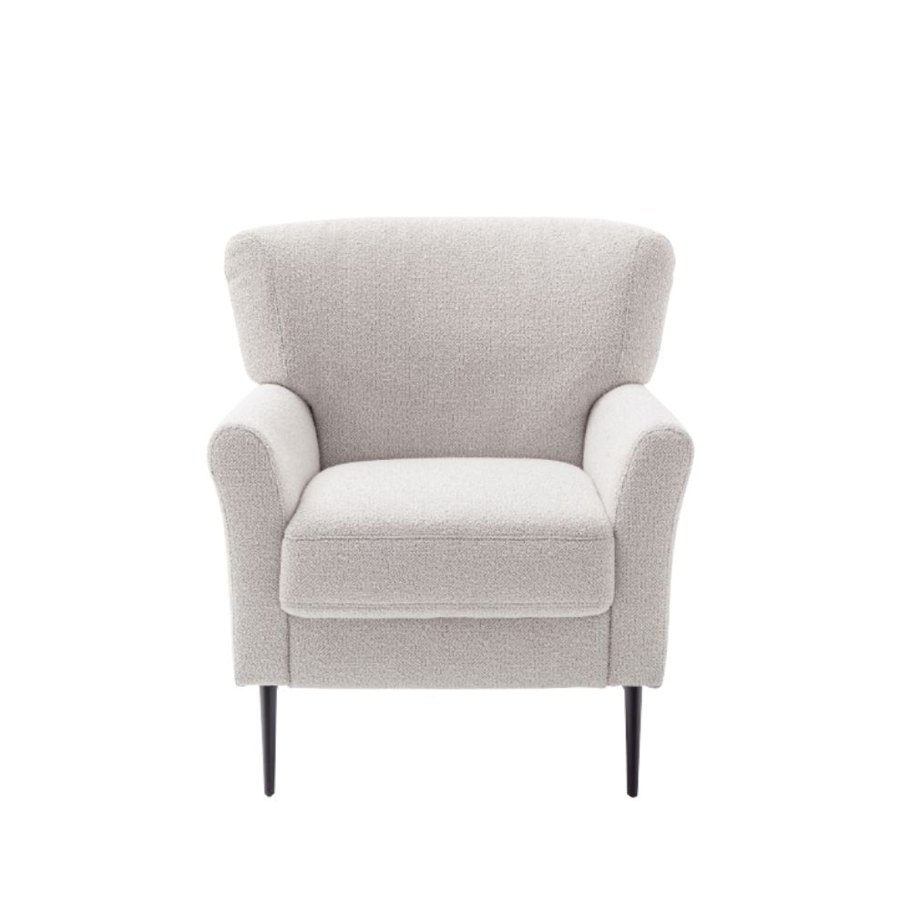 SCHÖNER WOHNEN-Kollektion Sessel AMADEO in Stoff Space silver/cream