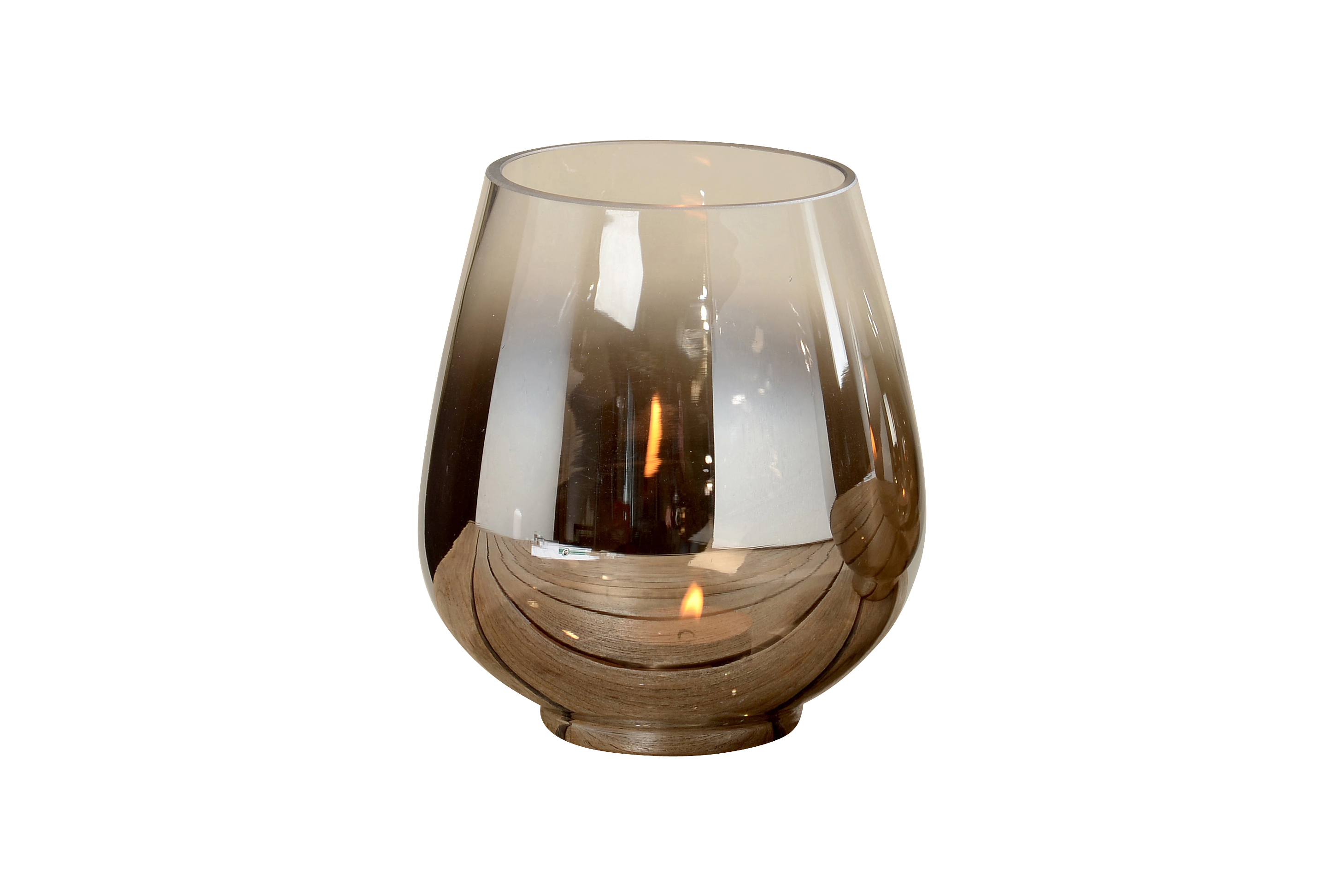 Boltze Windlicht Grazia in Farbe Glas lackiert Farbmix