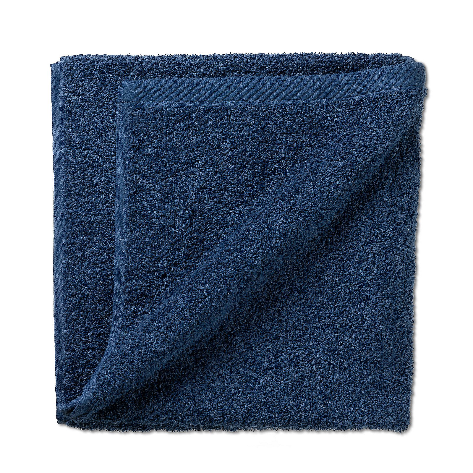 Kela Handtuch LADESSA in Farbe Malvenblau, Handtuch, Badetuch, Frottee, unifarben, dunkelblau