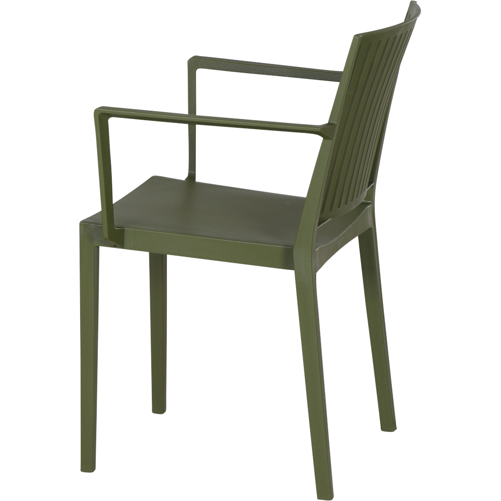 Gautzsch Stapelsessel LANE in Kunststoff olive