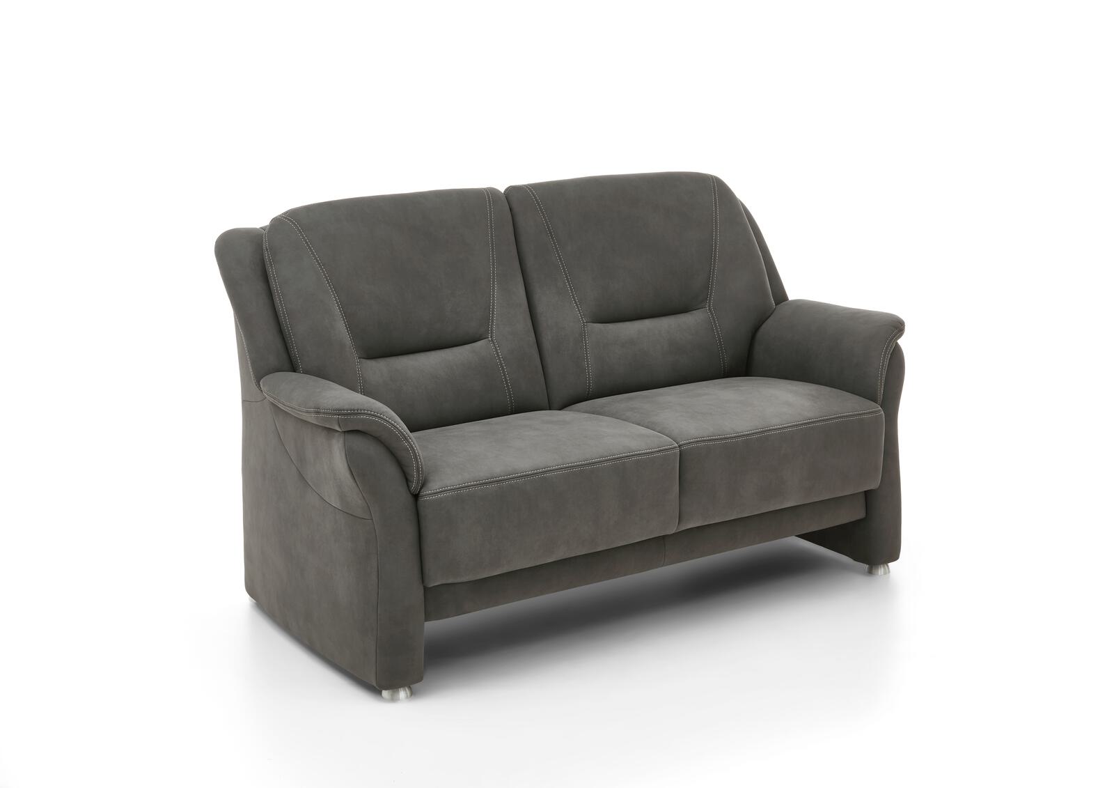OrthoSedis 2,5-Sitzer OS-PP1113 in Stoff Feeling grey