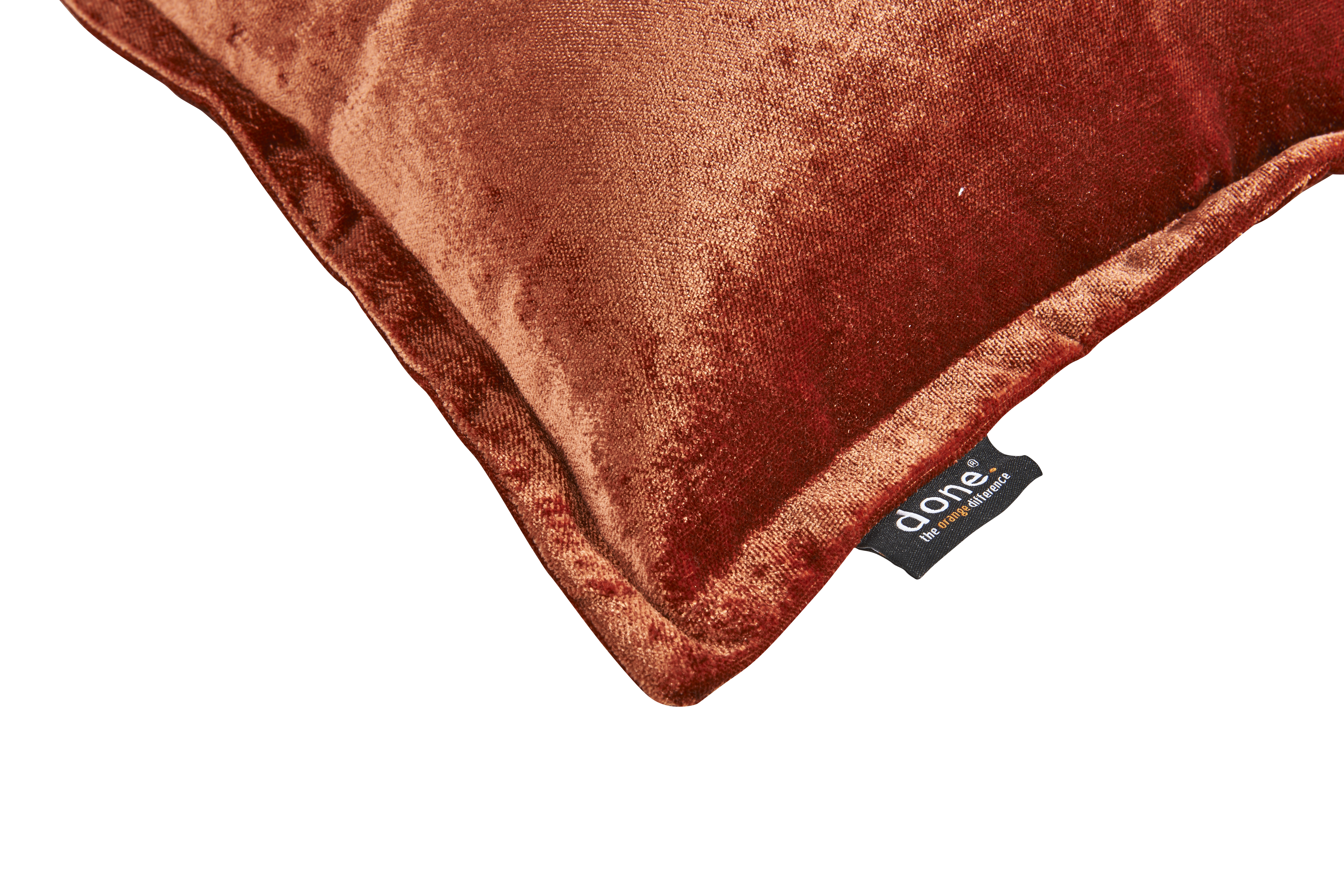 Kissenhülle Cushion Glam in rust