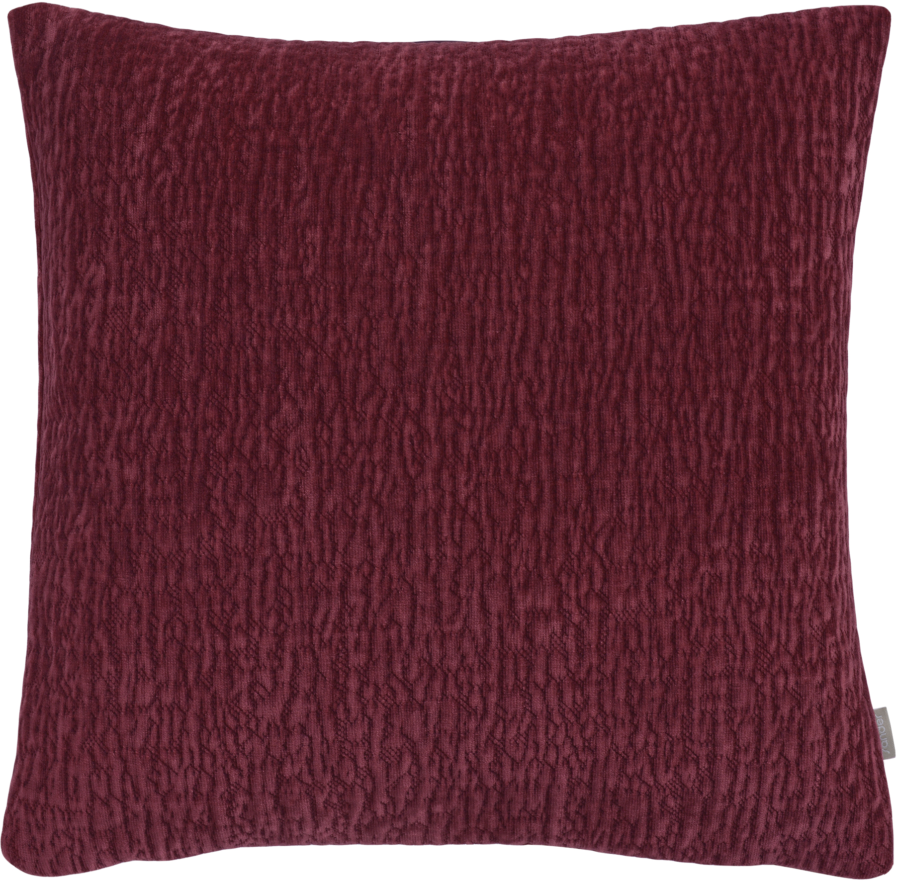 Sander Kissenhülle PICCADILLY ca. 40x60cm in Farbe marsala, Kissen, Kissenbezug, Samttextur, Burgunderrot, Kuschelkissen
