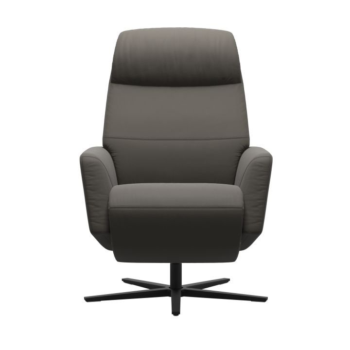 Stressless Sessel Scott Power Sirius in Leder Paloma metal grey