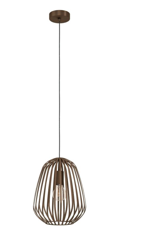 Eglo Leuchten Hängeleuchte ESPINAL in bronze gebürstet, Lampe, Kronleuchter