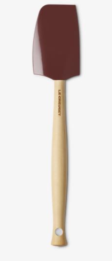 Le Creuset Kochkelle Craft mittel CRAFT in Farbe Garnet Le Creuset Kochkelle Craft mittel CRAFT in Farbe Garnet, Kuchen spatula, Backspatel, Holzstiel, Silicone Schaufel, rotbraun