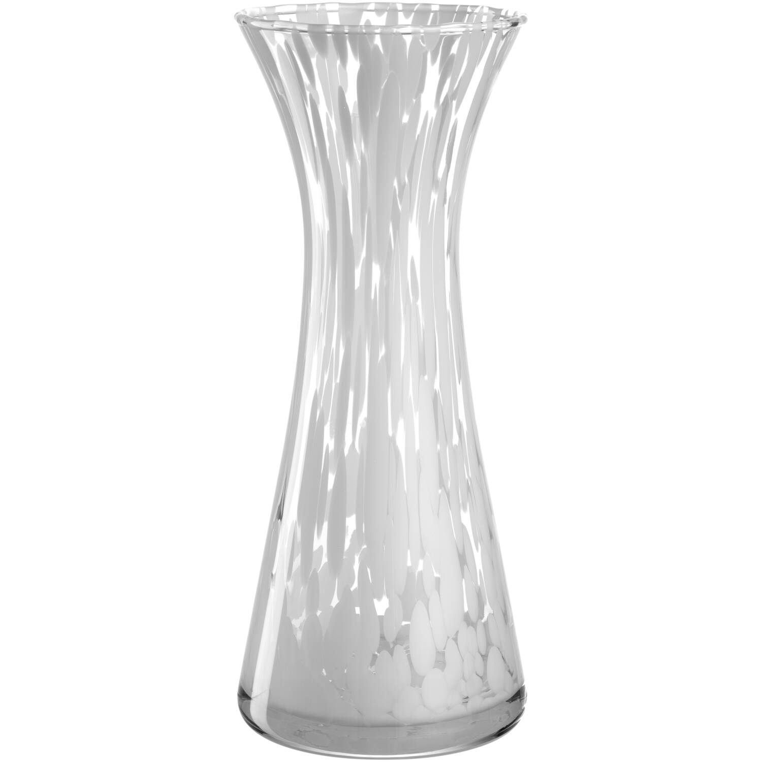 Leonardo Vase 28cm GIA in Farbe weiß, Glasvase, Vase, Kristallglas, Transparent, Dekovase