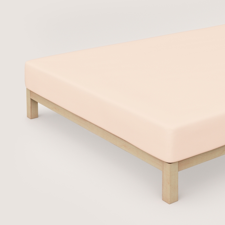 Schlafgut Pure Spannbettlaken ca. 180x200-200x220cm in Farbe Red Light