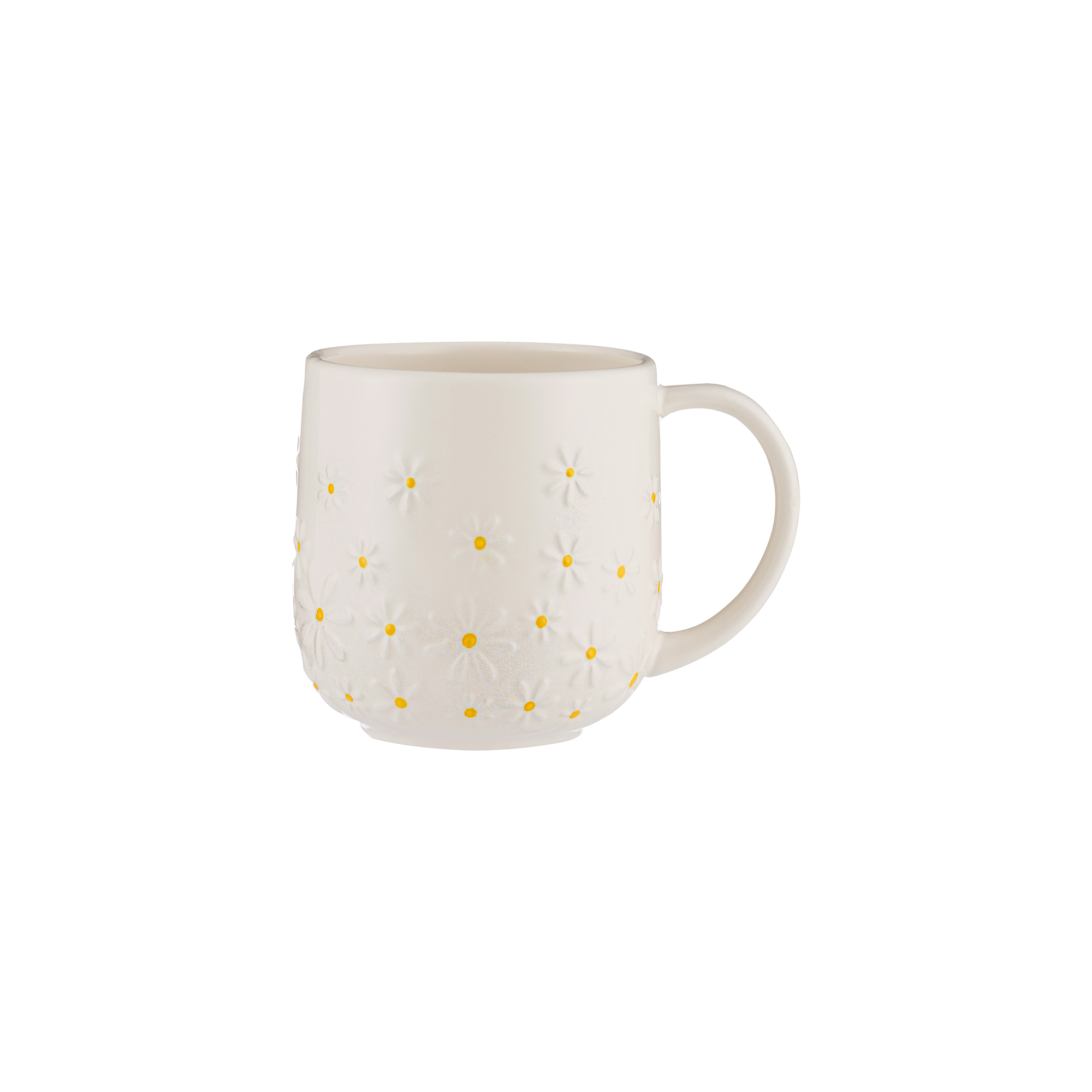 Profino Teetasse, Daisy PRICE&KENSINGTON in Weiß, Gelb