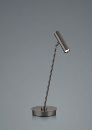 B-Leuchten LED-Tischleuchte TOM PRO in Bronze eloxiert, 3-Stufen CCT
