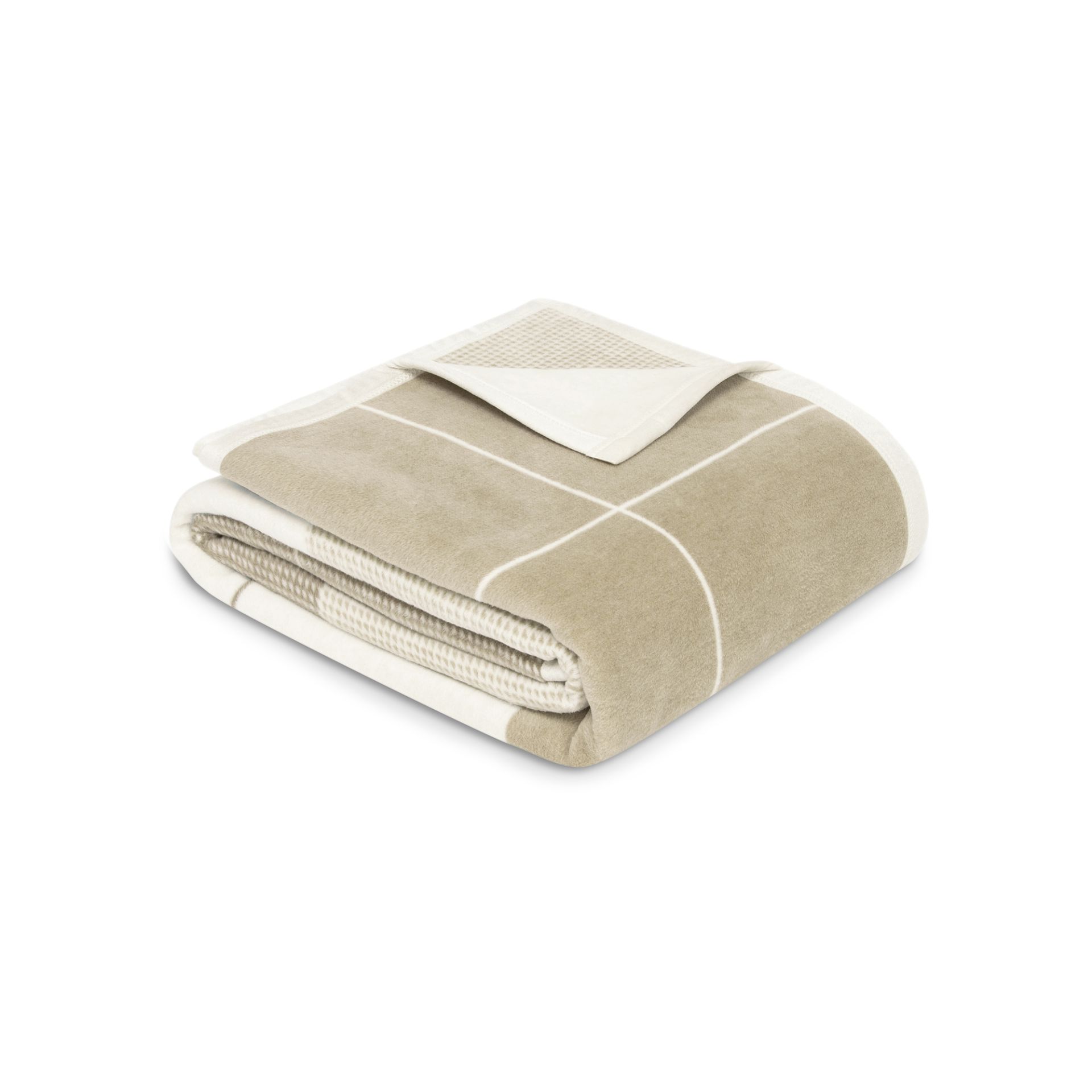 Jacquard Decke Amalfi AMALFI in Beige Ibena Jacquard Decke Amalfi AMALFI ca. 150 x 200 cm in beige, ca.150x200cm