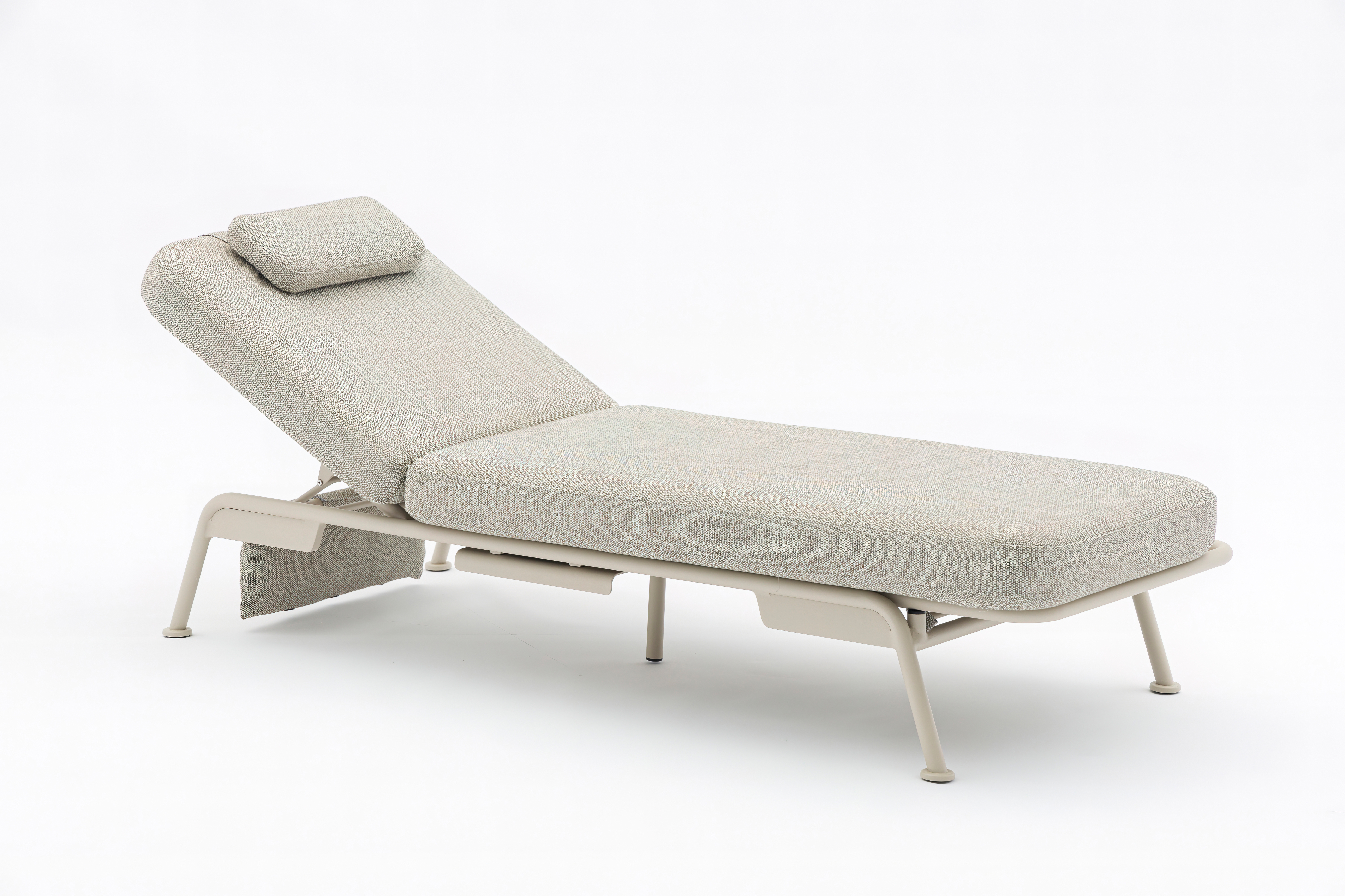 Zebra 3-Sitzer SOMERSET ca. 198x81x78 cm in Alu light taupe